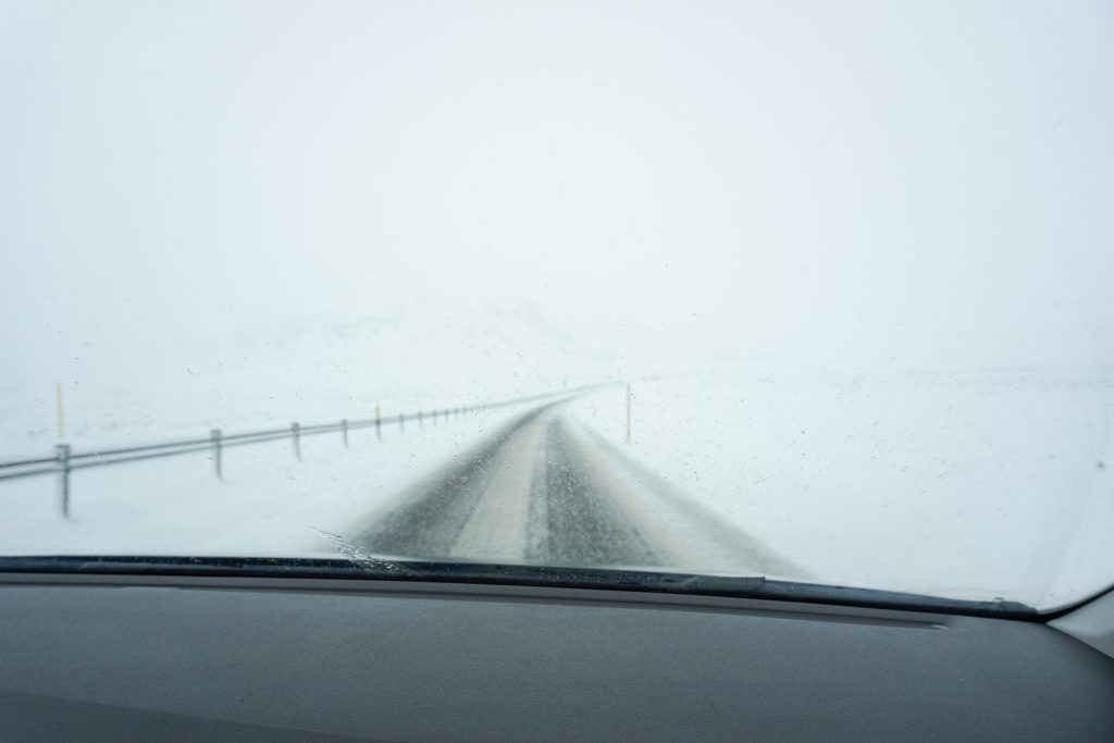 Road Conditions when driving in iceland