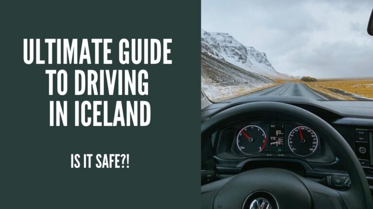 Driving in iceland