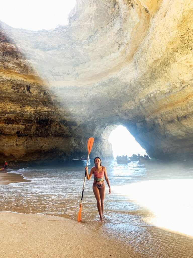 View inside the cave