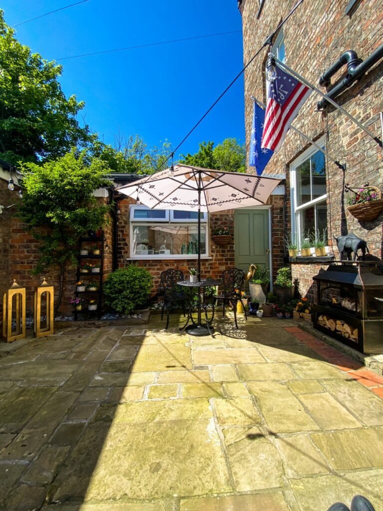 The courtyard