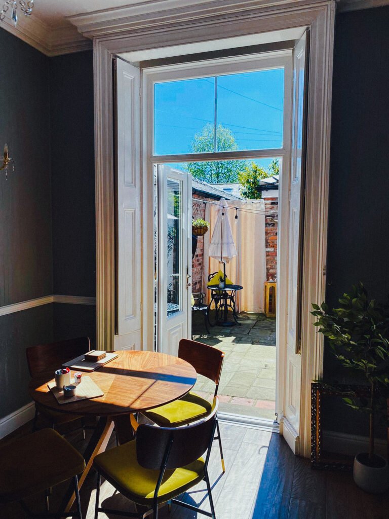 View out into the courtyard from the Bishopthorpe