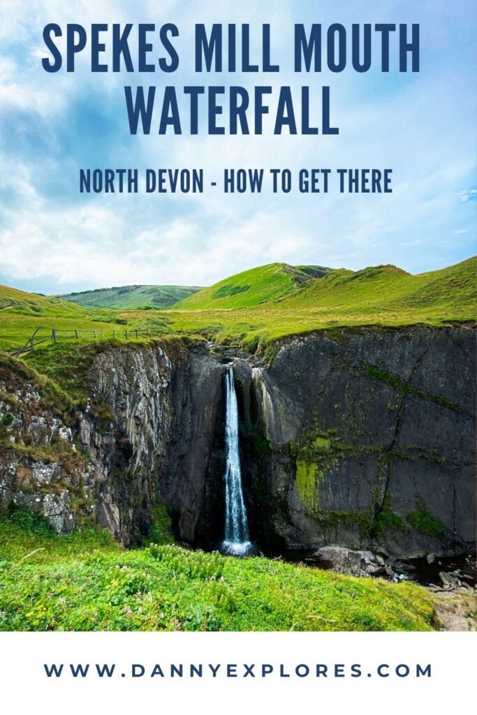 Pintrest pin on how to get to spekes mill mouth waterfall